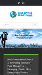 Mobile Screenshot of barthinternational.com
